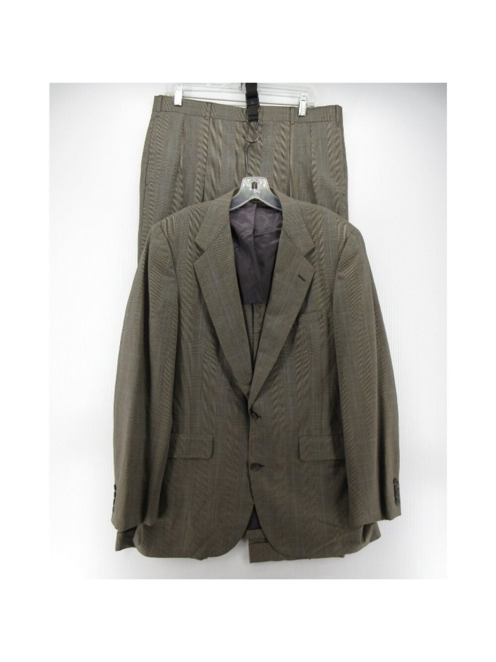 VINTAGE Paul Stuart Suit 42 Tall Wool Glen Plaid Unstructured 34X31 *